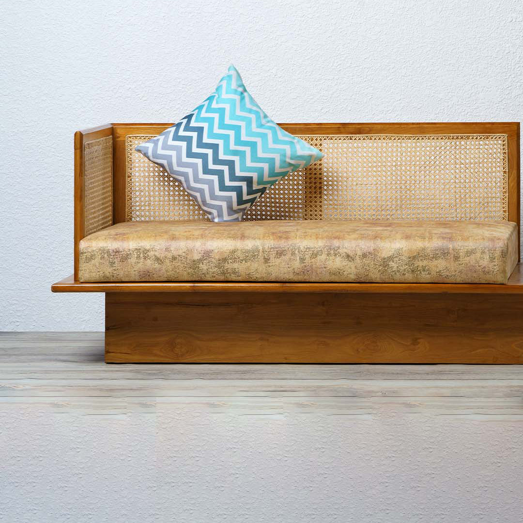 Natural Cane Webbed Majlis Divan