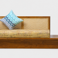 Natural Cane Webbed Majlis Divan