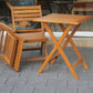Premium Solid Teak Wood Folding Bistro Table Set (2 Chairs + 1 Table)